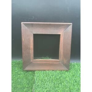 Antique Little Wooden Picture Frame – Dark Wood - Small & Simple